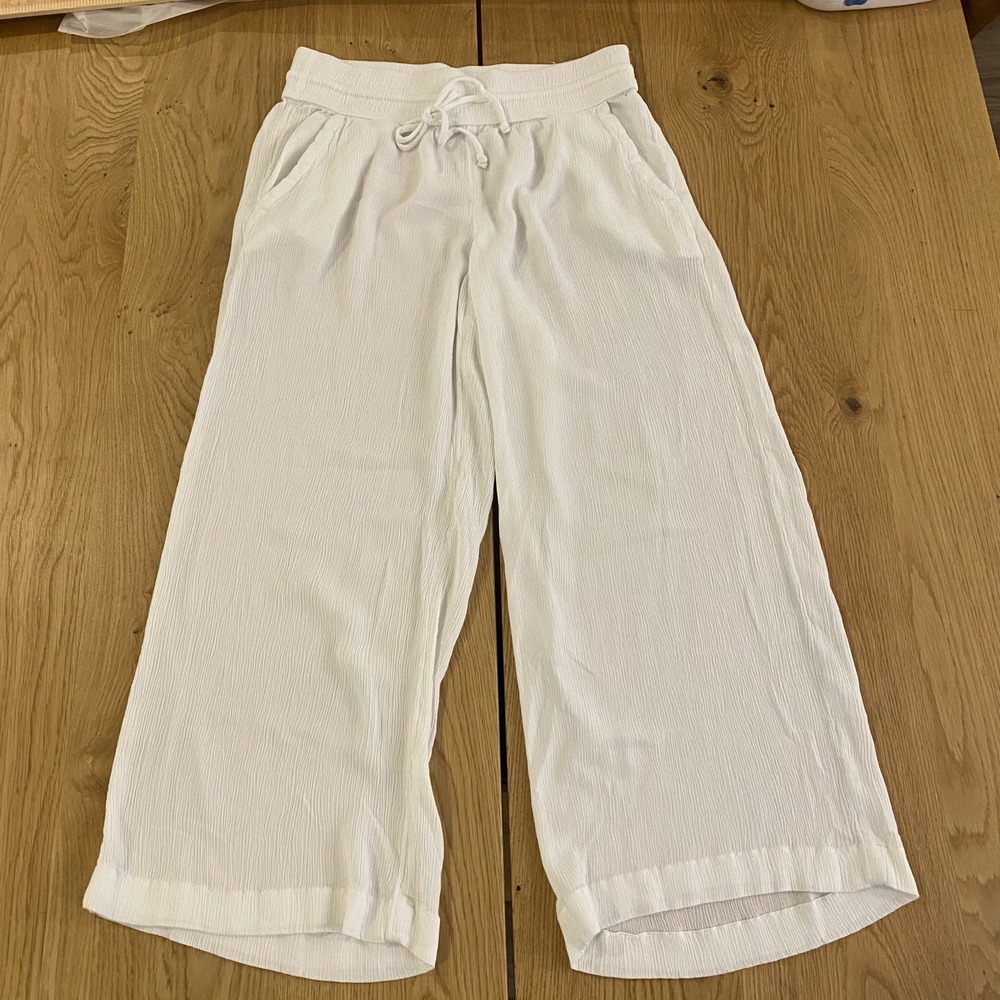 Prana Fernie Beach Pant‎ Lightweight Women's Size XS Wide Leg Flowy Modal Sheer